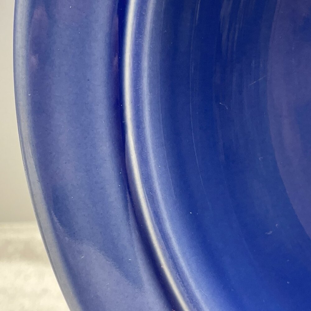 GUC S/2 Dansk Soup/Pasta Bowls, Stoneware, "Craftmark Denim", Leaf, 9 1/2" D - Picture 6 of 14